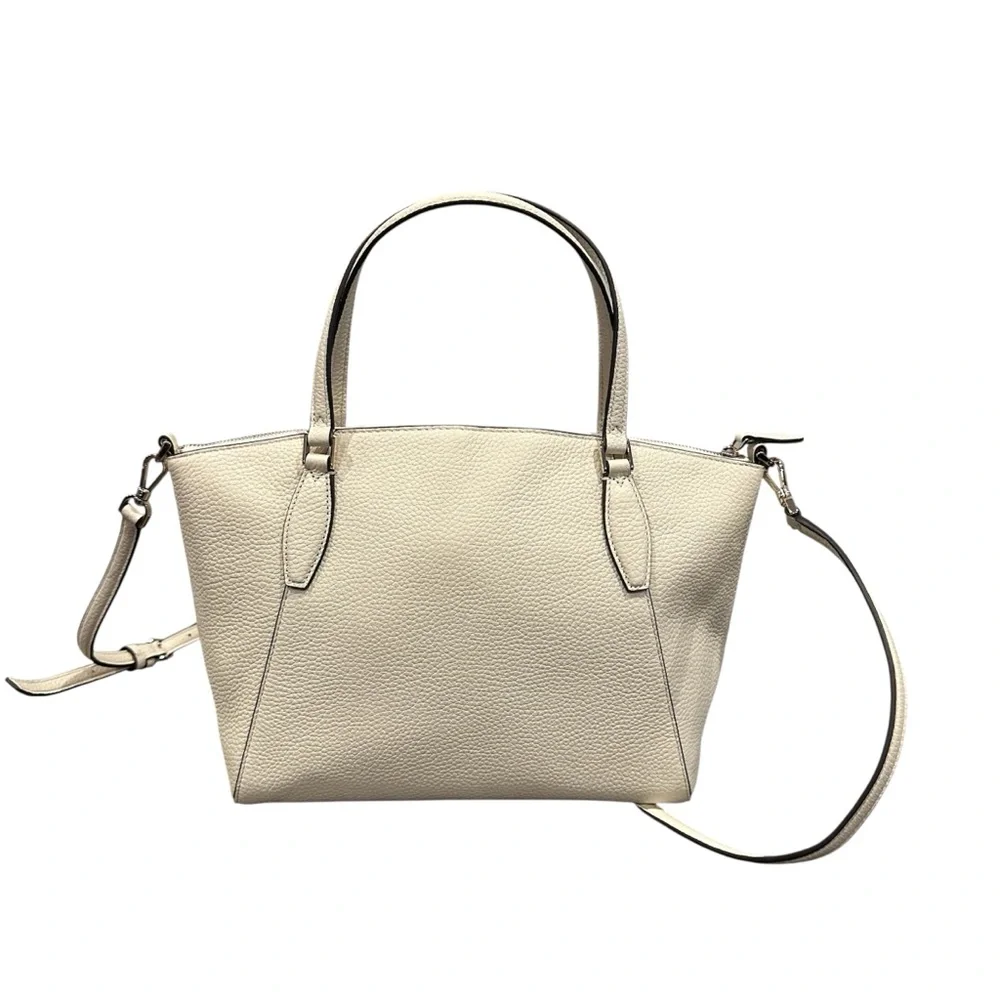 Kate‎ Spade Monica Satchel /Crossbody Handbag Buttermilk Glaze Leather EUC